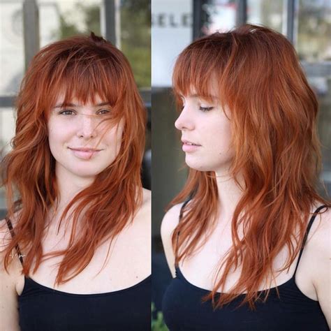 50 Cute And Effortless Long Layered Haircuts With Bangs In