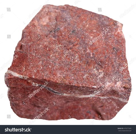 Macro Shooting Metamorphic Rock Specimens Red Stock Photo