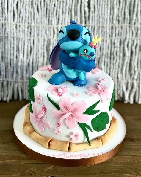 Lilo And Stitch Cake Disney Birthday Cakes Stitch Cake Lilo And