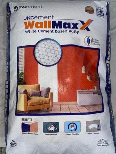 40 Kg Jk Cement Wall Maxx Putty At Rs 750bag In New Delhi Id