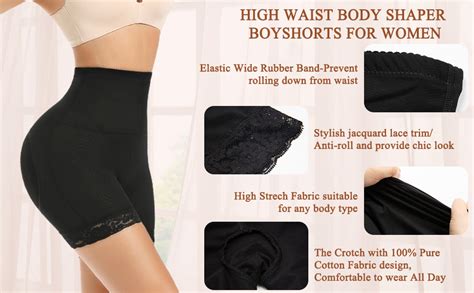Joyshaper Butt Lifter Panties Padded Underwear For Women Tummy Control Shapewear High Waist Hip