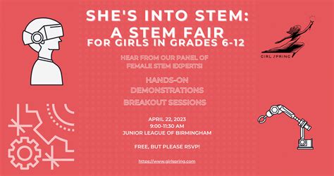 Shes Into Stem A Stem Fair For Girls In Grades 6 To 12 Bham Now