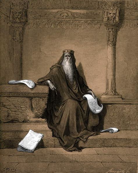 Le Roi Salomon Bible Gustave Dore Estampe Dart