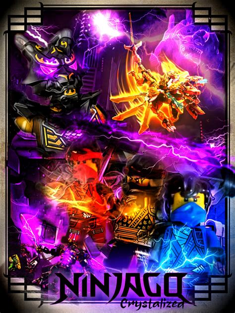 Artstation Ninjago Crystalized Poster Crystal King V Ninjas