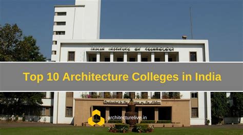 Here Is The List Of Top Ten Architecture Colleges In India