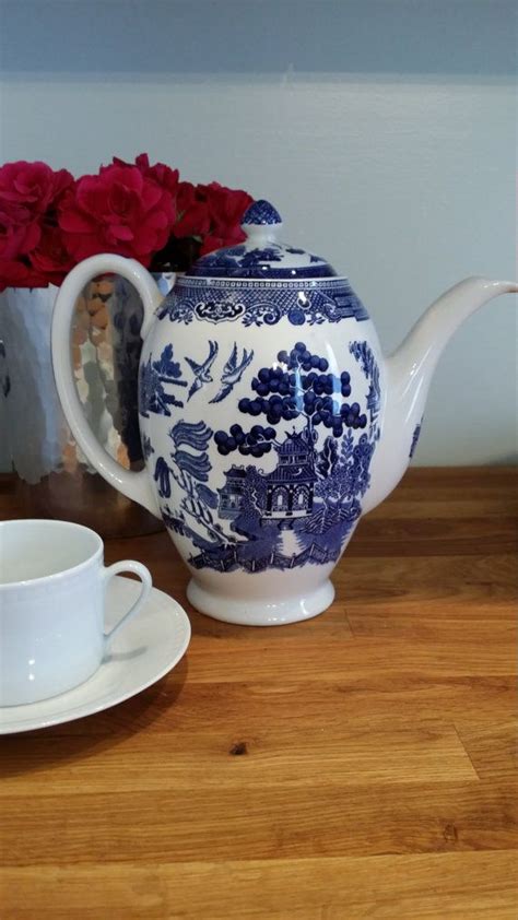 Blue Willow Teapot On Etsy 4000 Blue Willow China Pattern Blue