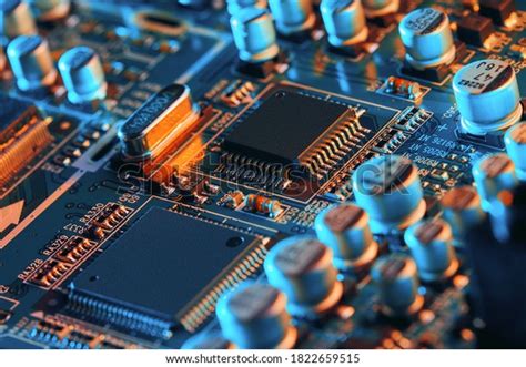 Electronic Circuit Board Close Stock Photo Edit Now 1822659515