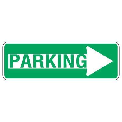 Directional Traffic Signs Right Arrow Parking Parking Sign Seton