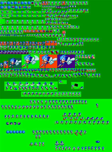 Sonic Mania Supersonic Sprites