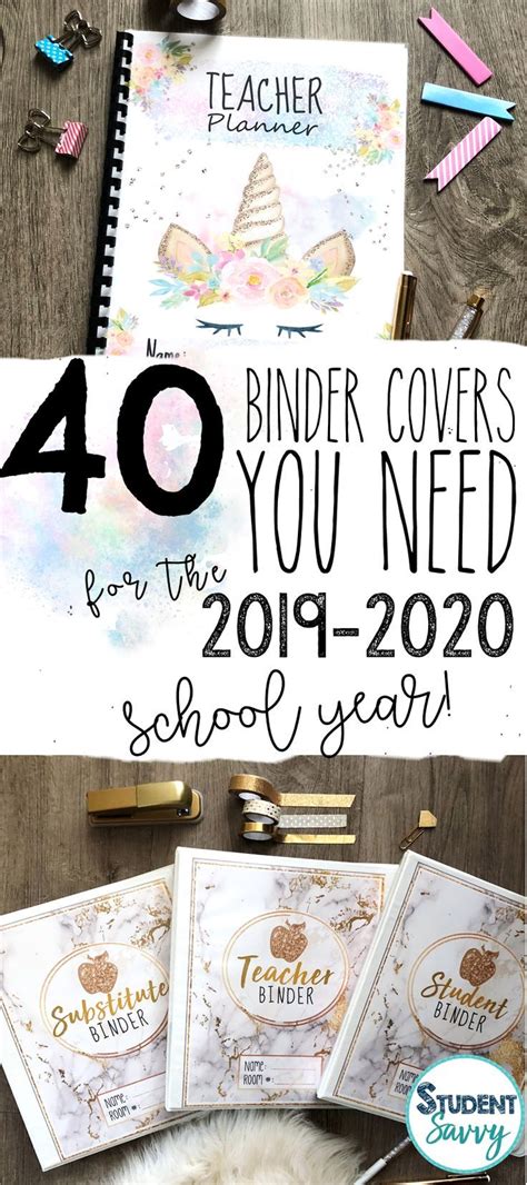 40 Teacher Binder Covers You Need For 2019 2020 Teacher Binder Covers