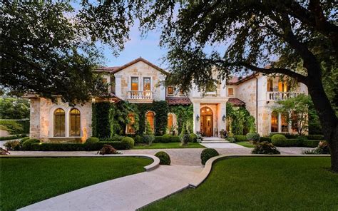 11000 Square Foot Mediterranean Mansion In Dallas Tx Homes Of The Rich