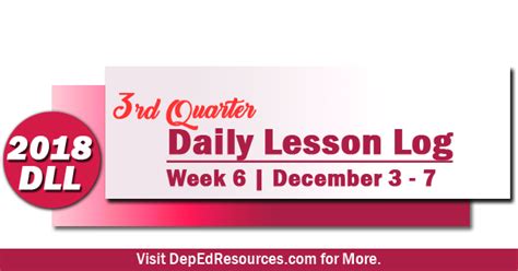 Week Daily Lesson Log The Deped Teachers Club Hot Sex Picture