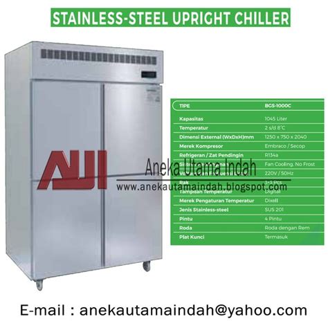 Jual Starcool Bgs C Stainless Upright Chiller Pintu Pendingin Di