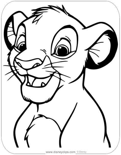 These lion coloring pages might just inspire your child to learn about life science. The Lion King Coloring Pages | Disneyclips.com