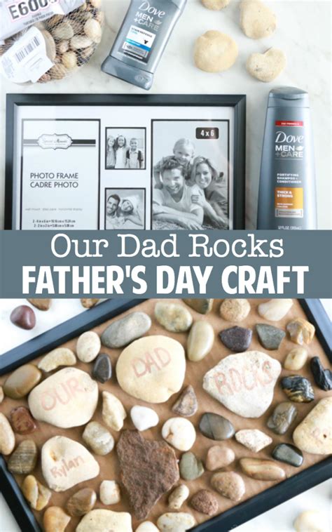 Our Dad Rocks Fathers Day Craft Simply Being Mommy
