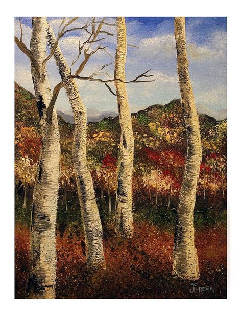 Birches In The Adirondacks Painting By Jennifer Green Fine Art America