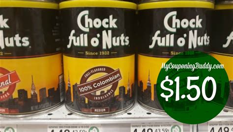 Coffee got all fancy pants. Chock Full o'Nuts Coffee $1.50 at Publix - My Publix Coupon Buddy