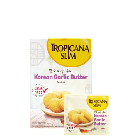 Jual Tropicana Slim Korean Garlic Butter Cookies 100 Gr Shopee Indonesia