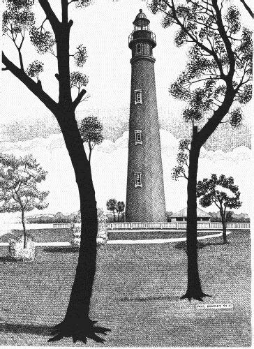 Florida Lighthouse Association Inc Fl Lighthouse Drawings By Paul