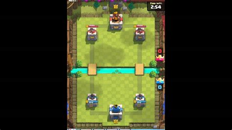 Clash Royale Goblin Stadium Arena 1 Battle First Gameplay Video Youtube