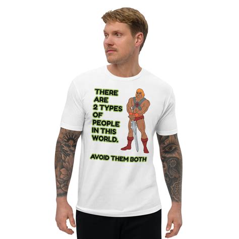 There Are Two Types Of People In This World Avoid Them Both Mens Tee