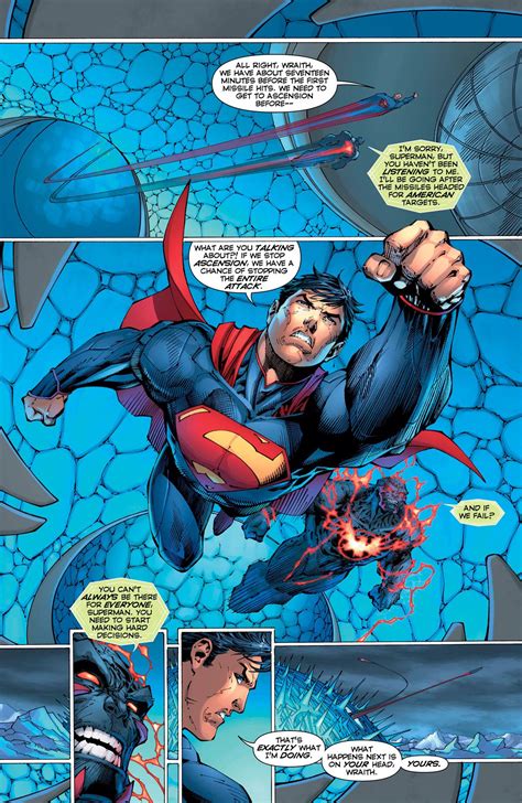 Superman Superman Jim Lee Art Comic Book Pages