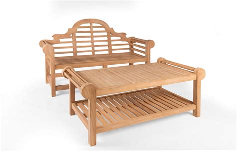 Lutyens Teak Bench And Coffee Table Humber Imports Uk Humber Imports
