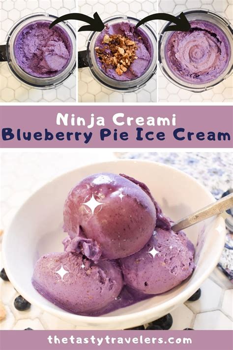 Blueberry Sorbet Blueberry Ice Cream Lemon Sorbet Ninja Ice Cream Recipe Ice Cream Maker