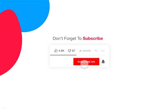 Youtube Subscribe And Notifications Prototype By Rasel A