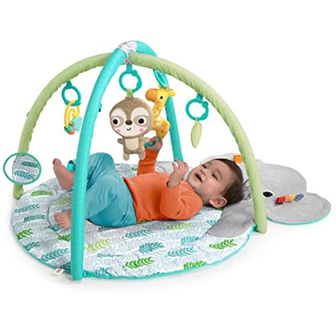 Bright Starts Hug N Cuddle Activity Gym And Playmat With Take Along Toys