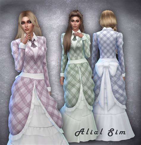 Governess Dress At Alial Sim Sims 4 Updates