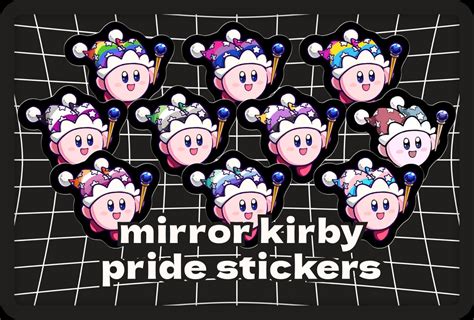 Pride Flag Hat Mirror Kirby Kirby Series Etsy