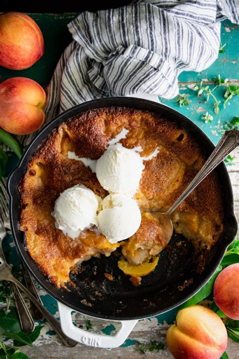 Easy Bisquick Peach Cobbler The Seasoned Mom