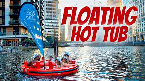 take a hot tub boat ride through london youtube