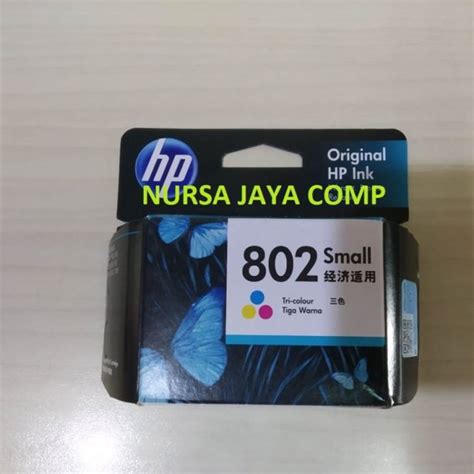 Jual Tinta Hp 802 Colour Original Di Lapak Nursa Jaya Comp Bukalapak