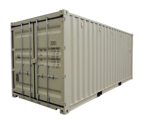 20ft Standard New One Trip Shipping Container Conex Depot