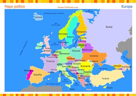 Ciencias Sociales Mapa De Europa Completo