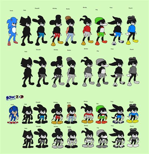 Crowsar Inkblot 1930s Toons With Sonic Movie Sonic By Abbysek On Deviantart