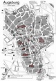 Mapas Detallados de Augsburgo para Descargar Gratis e Imprimir