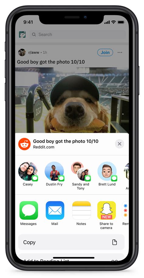 Reddit Users Can Now Share Posts Directly To Snapchat On Ios Imore