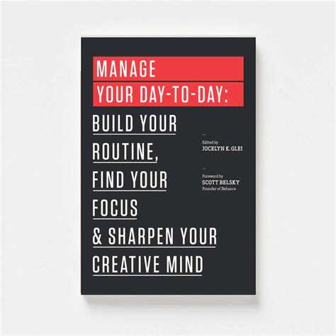 Manage Your Day To Day Build Your Routine Find Your Focus Shopblast