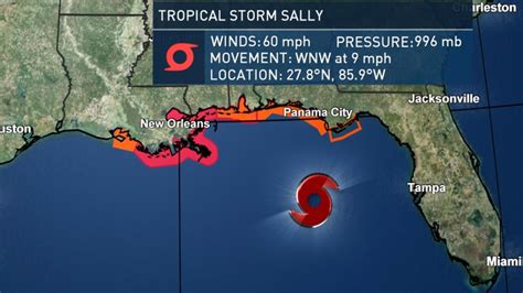 Tropical Storm Sally To Become Hurricane Threaten Us Gulf Coast Nbc