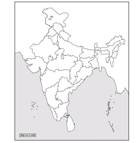 Blank Political Map Of India Printable Washington Map State