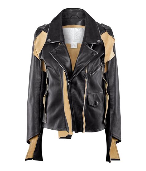 Lyst Handm Leather Jacket In Black