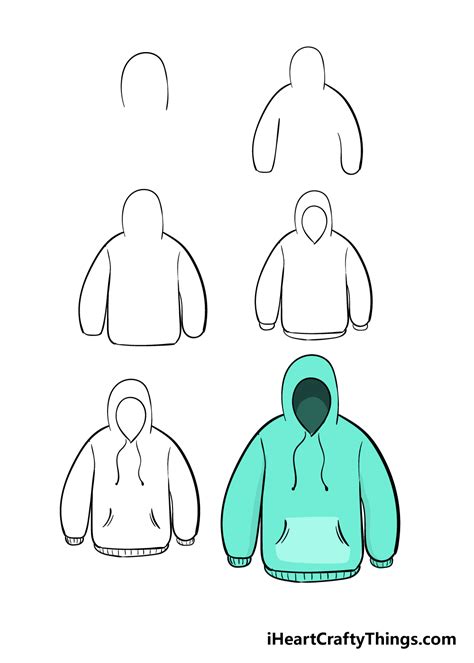 How To Draw A Hoodie Really Easy Drawing Tutorial Drawing Tutorial Easy