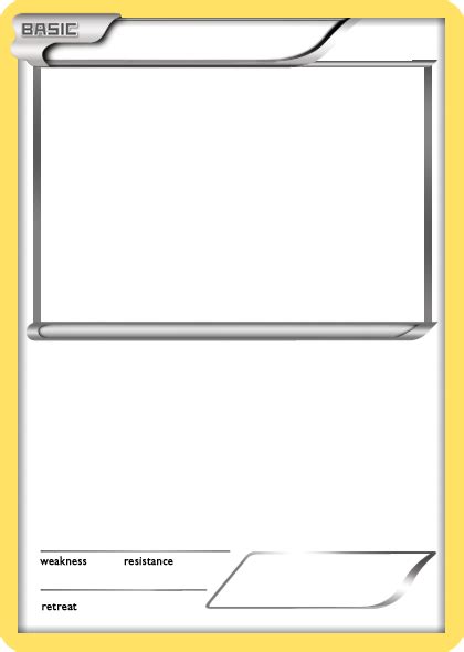 You will probably want to export the file to a pdf. Blank Pokemon Card | Pokemon card template, Trading card ...