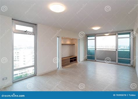 Empty Interior Living Room In A New Apartment Stock Photo Image Of