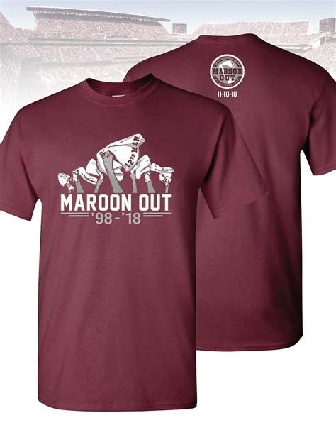 Texas Aandm Maroon Out 2018 T Shirt Design Revealed Texas Aandm Today