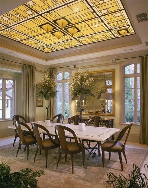 This stunning glass ceiling design is going to be the awesome design that will give your house interior look fabulous. love the idea of a stained glass ceiling | Дом, Дом мечты ...
