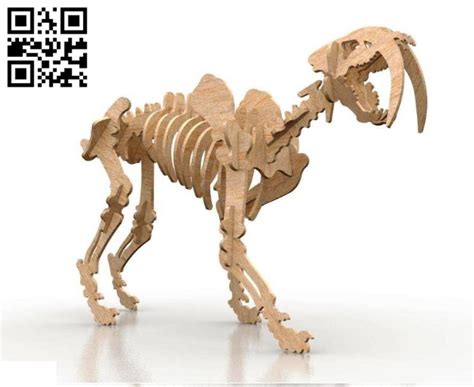 Laser Cut Dinosaur Models
